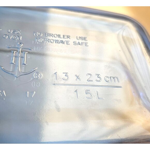 Pyrex Easy Grab Loaf Pan 1.5qt  Atlantic blue lrg handle colorful kitchen bakwar - Picture 8 of 9